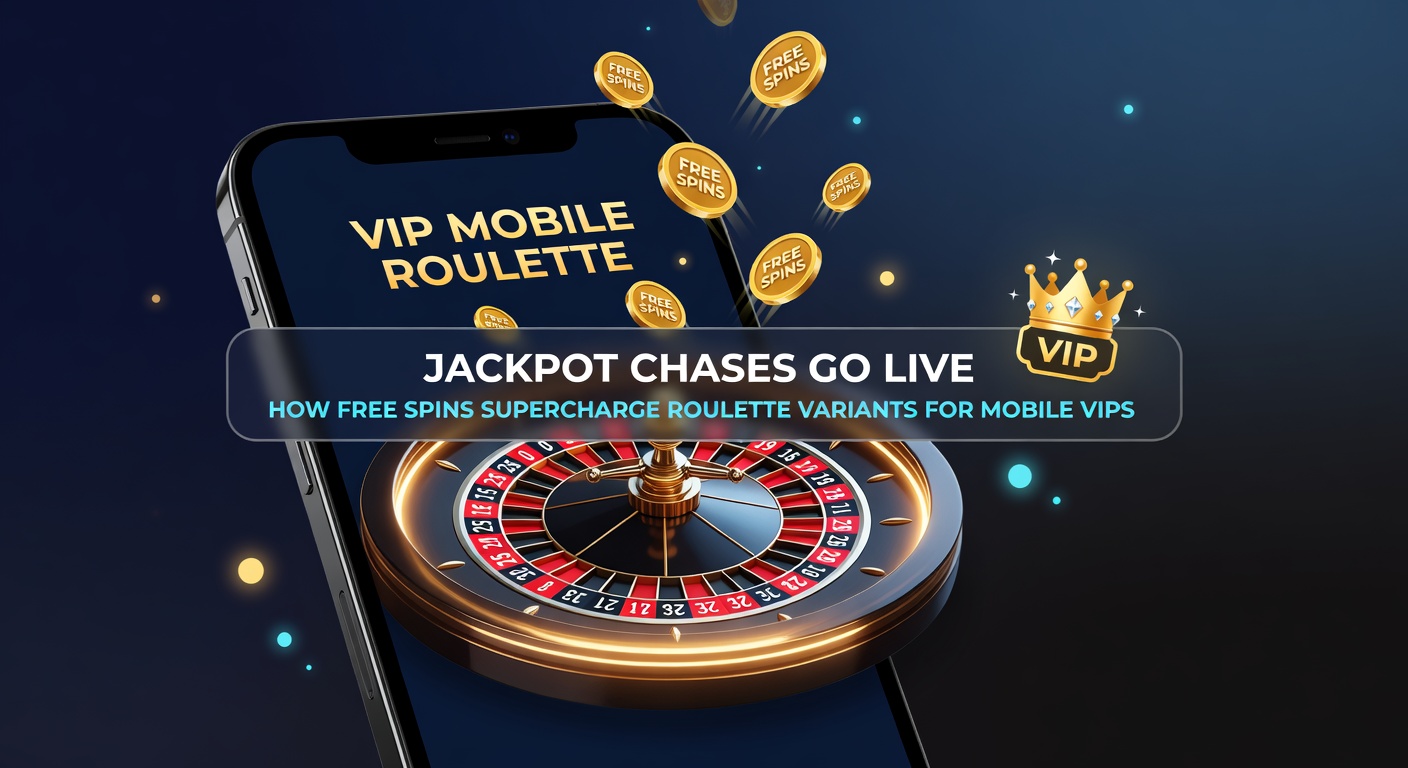 Mobile VIP spielt Roulette mit Free Spins und Jackpot-Overlay auf Smartphone-Bildschirm